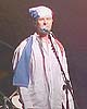 Zachary Richard photo singing at the Festival Acadien