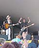 Zachary Richard and band photo onstage at the Festival Acadien